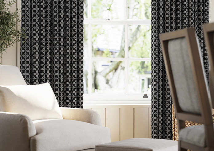 Hexgem, Onyx - Made to Measure Curtains - Image 5